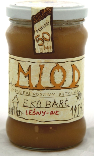 Eko Barć Miód Nektarowy Leśny Bio 380 G