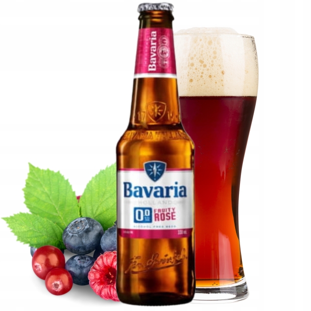 Bavaria Piwo Bavaria Fruity Rose Bezalkoholowe 0,25l