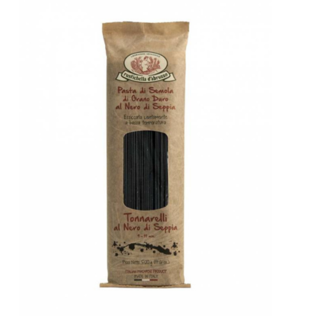 Rustichella d'Abruzzo Tonnarelli Nero di Sepia – makaron 500 g