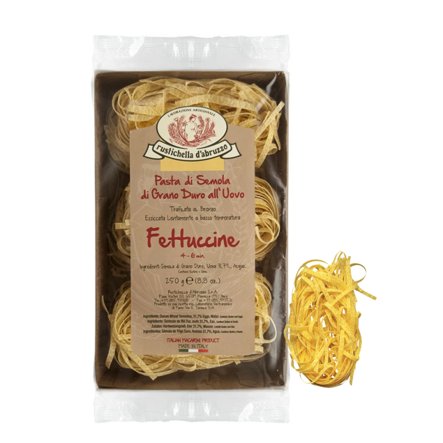 Rustichella d'Abruzzo Fettuccine all’uovo – makaron jajeczny 250 g
