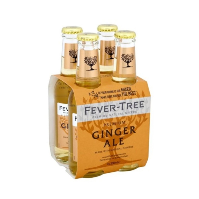 Fever Tree Napój Ginger Ale 4x200ml