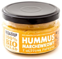 Vega Up Hummus Marchewkowy Z Wędzoną Papryką Bio 190g