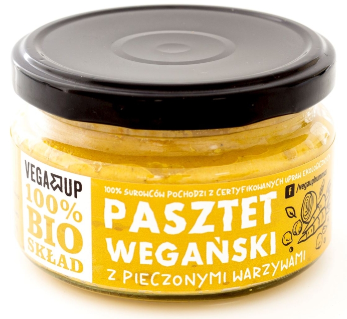 Vega Up Pasztet Wegański Z Pieczonymi Warzywami Bio 190g