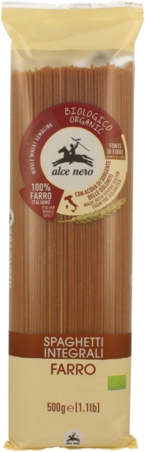 Alce Nero Makaron (orkiszowy Razowy) Spaghetti Bio 500g