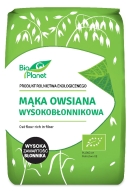 Bio Planet Mąka Owsiana Wysoko-błonnikowa Bio 1kg