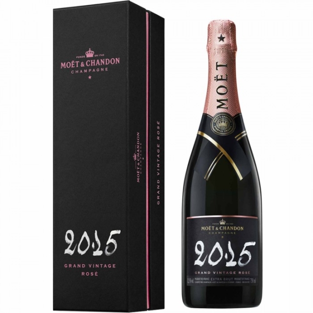 Moet & Chandon Champagne Moet & Chandon GVintage 2015 Rose kart. 0,75l