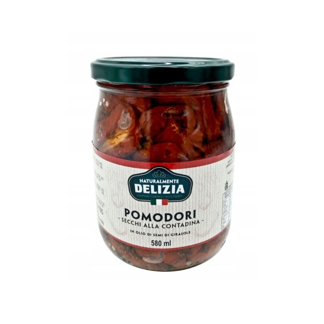 Delizia Pomidory Suszone W Oleju 580ml