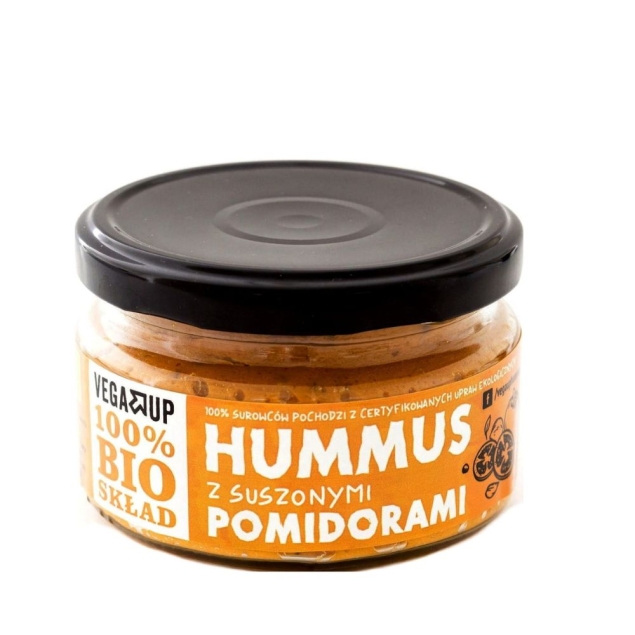 Vega Up Hummus Z Suszonymi Pomidorami Bio 190g