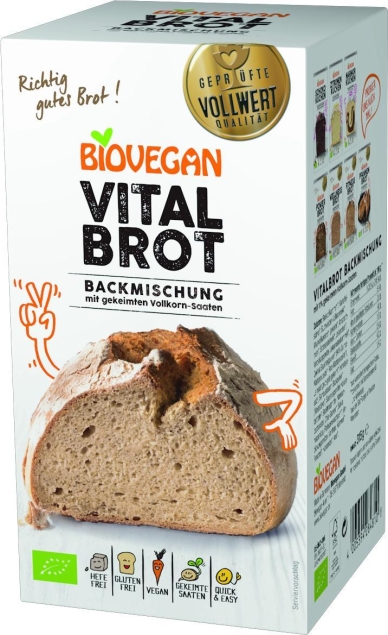 Bio Vegan Mieszanka Do Wypieku Chleba Vital Bezglutenowa Bio 315 G