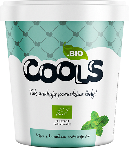 Bio Planet Lody - Bio Cools - Mięta Z Kawałkami Czekolady Bio 500 Ml