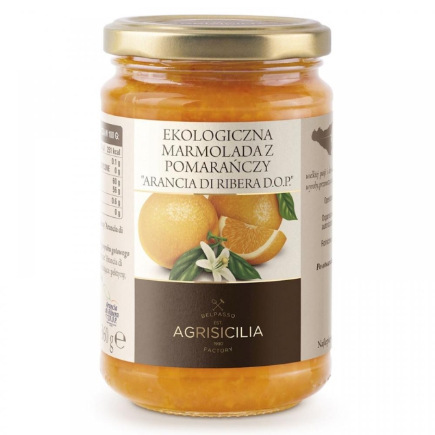 AGRISICILIA Marmolada Z Pomarańczy Agrisicilia 360g