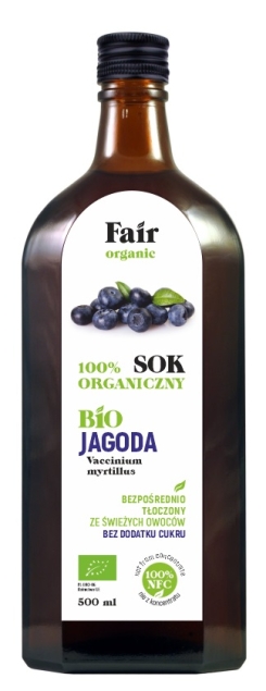 Fair Organic Sok Z Jagody Nfc Bio 500 Ml