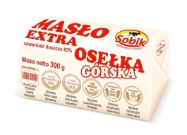 Sobik Osełka Górska - masło ekstra 83% tłuszczu 300 g